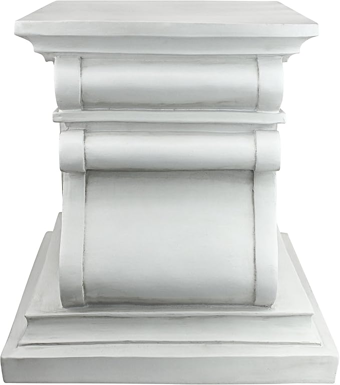 Design Toscano NG314100 Statuary Garden Base Riser, Large, Classic Plinth