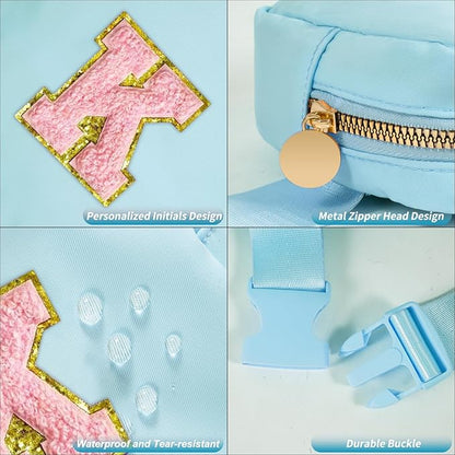 Girl Stuff - Teen Girl Gifts, Trendy Mini Crossbody Bag - Cute Fanny Pack for Kids & Women, Blue