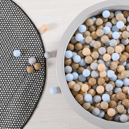 GOGOSO Ball Pits Balls for Toddlers Pack of 50 100 200 Plastics Shape Ball Non-Phthalate Non-BPA Non-Toxic 2.2-Inch Crush Proof Play Balls