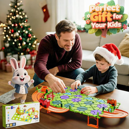 DIY STEM Board Games Kids Toys,Road Builder Educational Learning Toys for Kids, Montessori Logic Puzzles Brain Teasers Toy Preschool Classroom Gifts for Age 4-12 Year Old