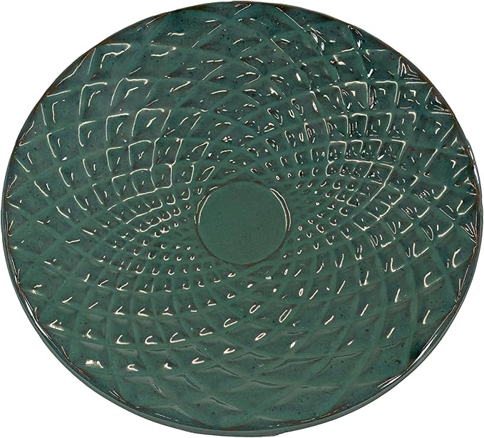 Sunnydaze Rennes Outdoor Ceramic Bird Bath - 22.5" H - UV- and Frost-Resistant - Glazed Bowl and Pedestal with Turquoise Finish