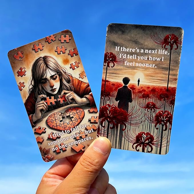 DPEHAKMK Unspoken Truth Oracle Deck, Oracle Cards for Beginners, 54 Card Deck Love Relationship and Shadow Work Oracle Cards for Love, Breakups, Inner Healing & Emotional Clarity