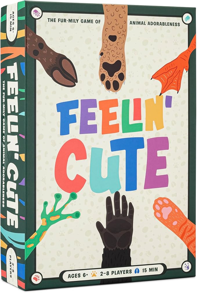 Hootenanny Games Feelin’ Cute Family Party Game | Determine Which Animals are Cutest | Perfect for Family Game Night | 2-8 Players, Ages 6+