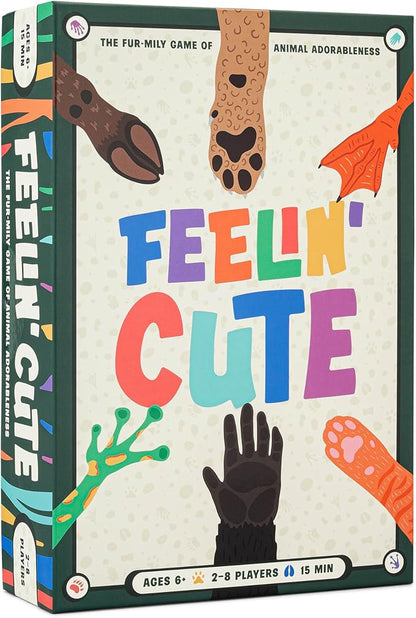 Hootenanny Games Feelin’ Cute Family Party Game | Determine Which Animals are Cutest | Perfect for Family Game Night | 2-8 Players, Ages 6+