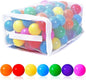 PlayMaty Ball Pit Balls - Colorful Ocean Pool Toys for Kids, Phthalate & BPA Free, 100pcs for Toddler Playhouse, Tent, or Playpen