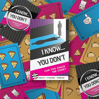 I know... You Don't Strategic Card Game for Family Game Night by Taco Cat Goat Cheese Pizza | Easy to Learn | Fast 10 Minute Rounds | Fun for Kids, Teens, and Adults | 3 - 7 Players