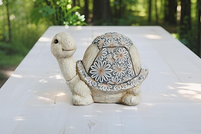 Artpual Turtle Outdoor Statues for Garden Lawn Decor Outside Statue for Patio Yard Porch Balcony Home House Ornament, Great Gifts for Family and Friends