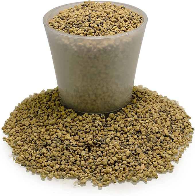 Pure Hard Akadama for Bonsai/Succulent Soil - (3mm-6mm) Small Grain for Cactus, Bonsai Plants Soil Amendment, Prevent Over Water, Provides Optimal Water Retention, Fast Drainage (5 Quart)