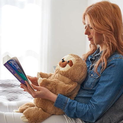 ODOXIA Big Weighted Animals for Anxiety 5lb Sloth | Stuffed Weighted Plush for Kids, Adults | Weighted Stuffed Animals | Weighted Plushies | Weighted Plushie