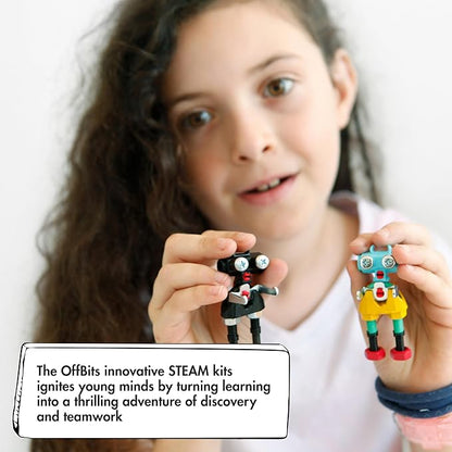 The Off Bits Educational STEM Toys for 6+: Robot Toy Building Sets, 3-in-1 Engineering Kit for Boys and Girls, Build Your Own STEM Building Toys with Endless Possibilities (Family Kit)