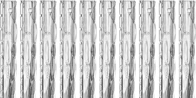 Plastic Moss Poles for Climbing Plants V2 Small 10 Pcs Stackable Moss Pole Monstera Plant Support-Plant Climbing Pole, DIY Moss Pole for Plants Indoor, Plant Sticks Support by THICCLY