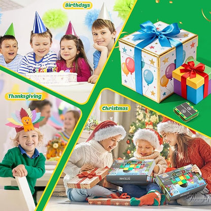 64PCS Magnetic Tiles for Kids Ages 3-5 4-8 Magnetic Building Blocks Road Expansion Pack for Toddlers Creative Learning Construction Toys Gift for Kids 3 4 5 6 7+Year Old Boys Girls Christmas Birthday