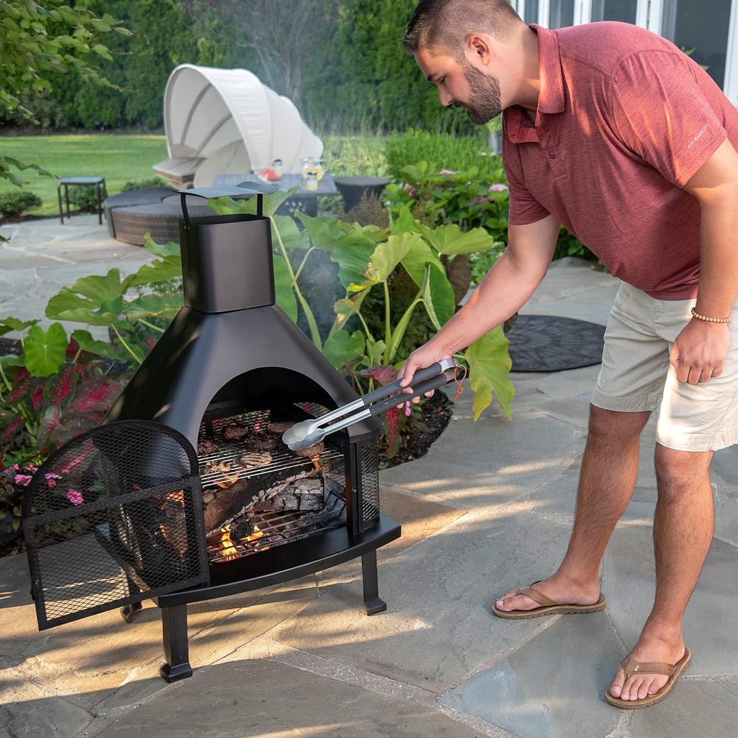 Endless Summer, Wood Burning Outdoor Fire House