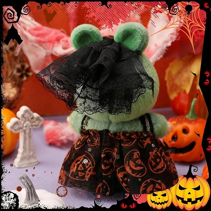 1 Sets 17cm Doll Clothes Set(6.7inch), Dress up Doll Clothing Set Adorable Replacement Stylish Have a Seat Outfit (Halloween A Style)