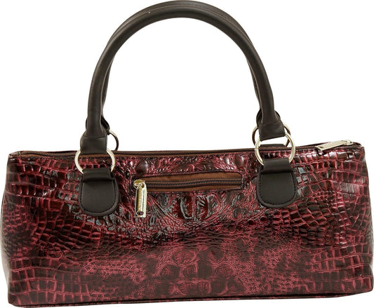 Wine Clutch Bag (Thermal Insulated) Trendy Women’s Carry Tote | Holds Red & White 750mL Bottles | Trendy Fashion | Incl. Portable Waiter-Style Corkscrew