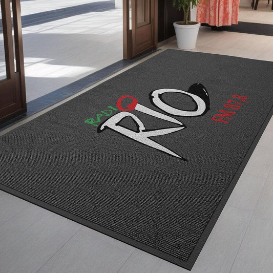 Custom Doormat Floor Mat Entryway Area Rug Welcome Carpet for Business Home Indoor/Outdoor Non Slip Washable Durable