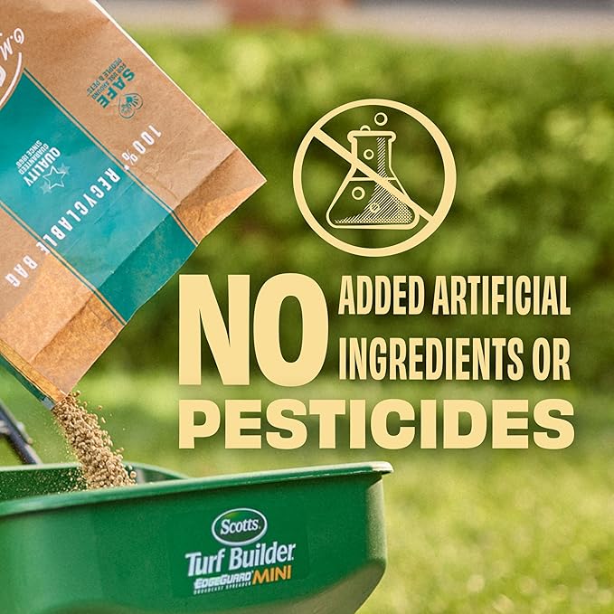 O.M. Scott and Sons Natural Grass Food, Food for Lawns, Fertilizes for up to 10 Weeks, Covers up to 2,000 sq. ft., 12.72 lbs.