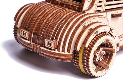 Wood Trick Apocalyptic Car 3D Wooden Puzzles for Adults and Kids to Build - Rides up to 26 feet - Wooden Model Car Kits to Build for Adults