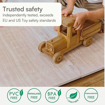 Lillefolk Baby Play Mat for Floor – 6x8ft Dusk | Soft Non Toxic Premium EVA Foam Tiles for Tummy Time, Crawling & Playroom – Waterproof Interlocking Floor Mat for Babies & Toddlers (12 Tiles)