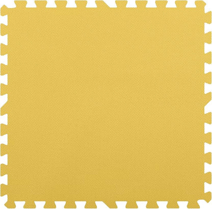 FlooringInc's 1/2" Soft Non-Toxic Baby Play Mat, Toddler Playmat, Colorful Puzzle PlayMat, Floor Mats for Kids & Babies, EVA Foam Interlocking Tiles for Nursery & Playroom | Yellow, 20 Tiles, 80 Sq/Ft