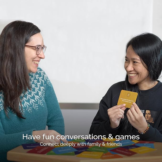 metaFox About Us Conversation Starters | 101 Getting to Know You Questions | Fun and deep Conversation Cards Game for Friends, Family, teammates