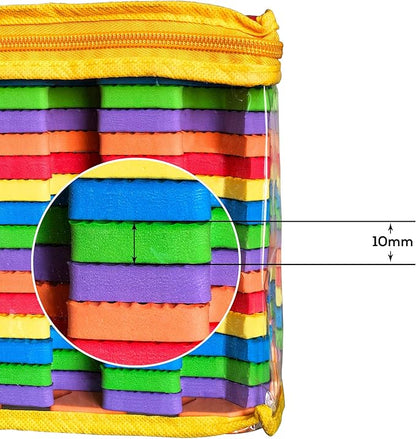 Non-Toxic Play Mat for Kids Toddlers Childrens Infants - Interlocking Foam Puzzle Thickest Baby Mat for Play & Exercise 36 Tiles 12x12in (10mm) - Floor Coverage 36 Sq Ft