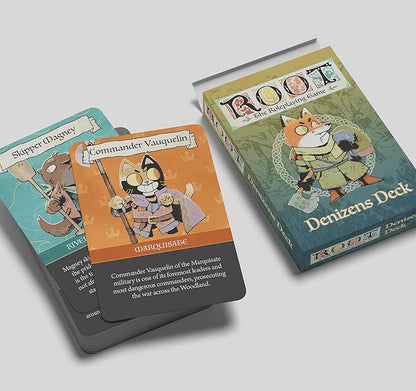 Magpie Games Root The Roleplaying Game: Denizens Deck Expansion – 55 Fully Illustrated NPC Cards