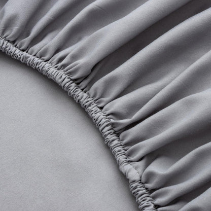 NTBED 4 Pieces Construction Toddler Bedding Set for Baby Boys,Tree Truck Vehicles Excavator Cars Printed, Includes Comforter, Flat Sheet, Fitted Sheet and Pillowcase,Light Grey