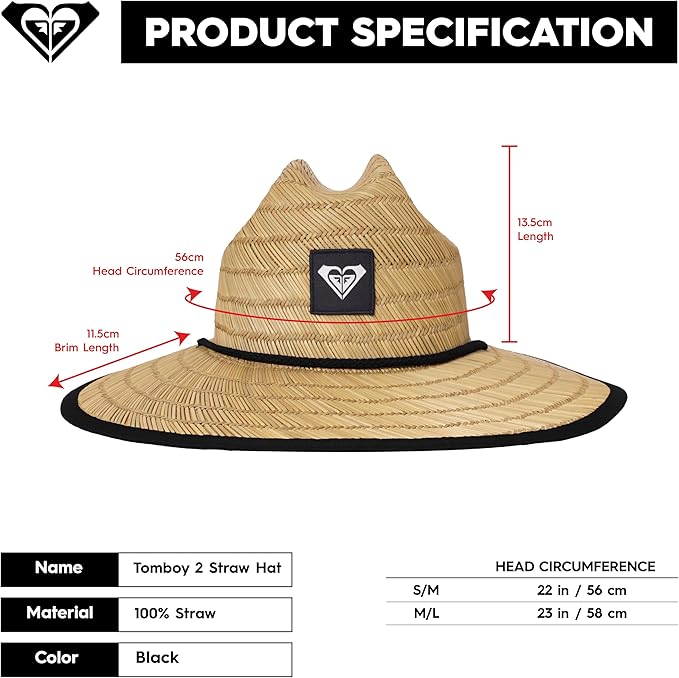 Roxy Women's Tomboy Straw Hat