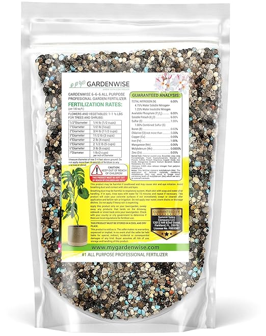 6-6-6 All-Purpose Professional Plant Food Fertilizer; Ideal for Winter Care & Spring Feeding, Perfect Balanced NPK for Indoor and Outdoor Plants (1/2 Quart)