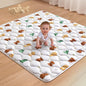 Premium Foam Baby Play Mat 47" X 47", Thicken One-Piece Crawling Mat, Non-Slip Cushioned Baby Playmats for Infants, Babies, Toddlers - Machine Washable for Easy Care