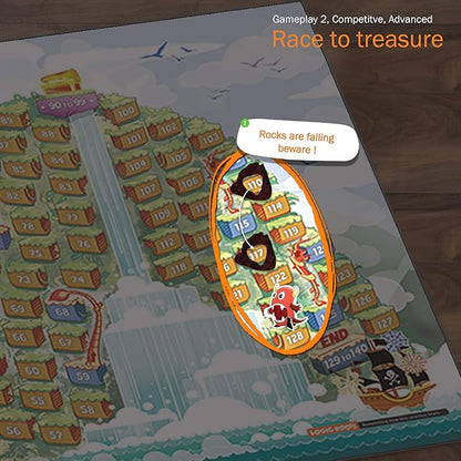 Mountain Raiders Addition Game - Fun Math Board Game for 7-9 Year Olds, Easy Start STEM Toy with Addition of 2 & 3 Digit Numbers, Perfect Learning Gift for Girls & Boys, Grade 2 and Up