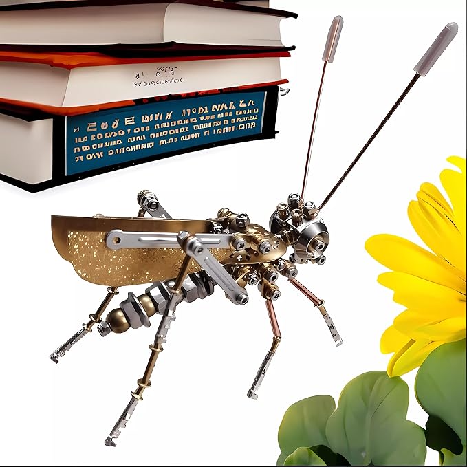Mechanical Metal DIY 3D Insect Brass Puzzle (Cricket)
