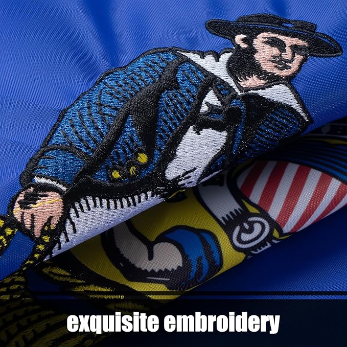 TOPFLAGS Wisconsin Flag 4x6 Outdoor WI State Flags Embroidered Longest Lasting Heavy Duty Polyester Stronger Brass Grommets 4 Stitched Hemming Perfect for Outside