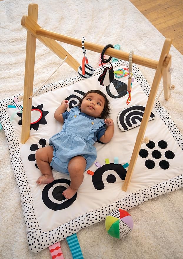 Manhattan Toy Wimmer Seek & Explore Double-Sided Tummy Time Mat for Infants and Toddlers