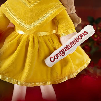 Gloveleya Baby Girl Gifts Graduation Plush Girls Dolls Congratulation Gift for Kindergarten Gold 16 inch