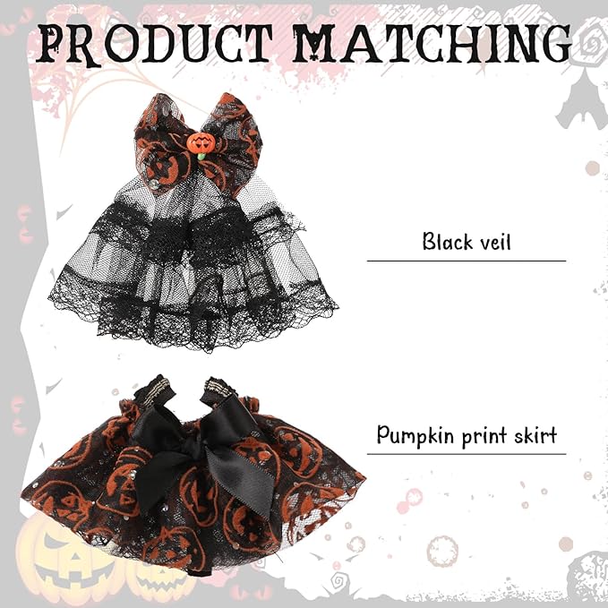 1 Sets 17cm Doll Clothes Set(6.7inch), Dress up Doll Clothing Set Adorable Replacement Stylish Have a Seat Outfit (Halloween A Style)