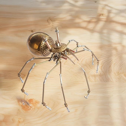 Mechanical Metal DIY 3D Insect Brass Puzzle (Golden Spiders)