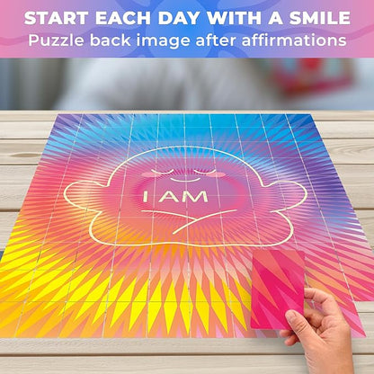 QUOKKA Affirmation Cards for Kids - Anxiety Relief Items Meditation Cards for Mental Health - Calming Self Care for Women - Perfect Mindfulness Gift for Children Teens