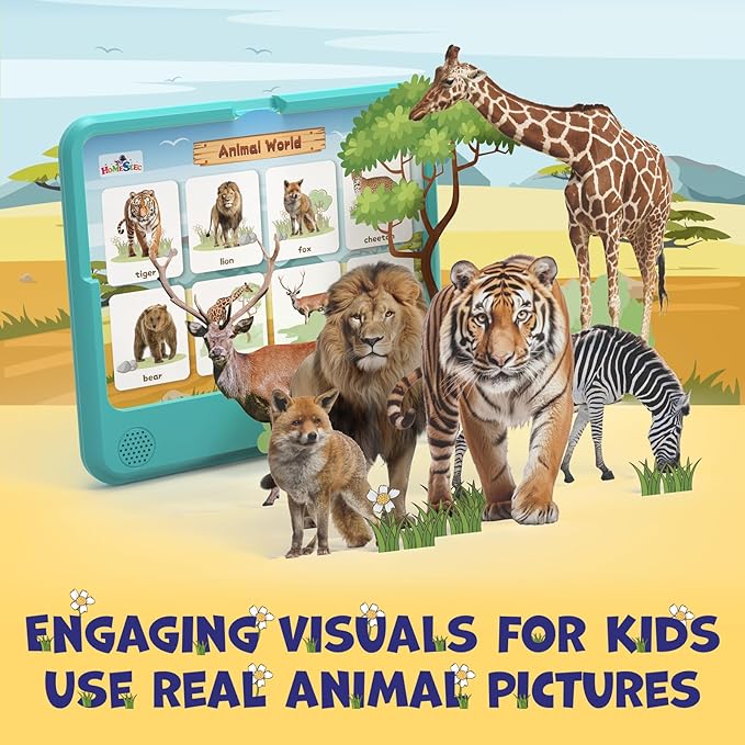 HOMESTEC Astro Pad, Toddler Interactive Learning Toys Ages 3 4 5 6, Kids Speech Therapy Educational Tablet Includes Sight Words, Nursery Rhymes, Stories, Perfect Christmas,Birthday Gift for Boys Girls