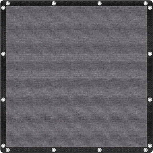 VICLLAX Shade Fabric Sun Shade Cloth with Every 2 FT Grommets for Patio Garden Pergola Cover Canopy 3x11 FT, Grey