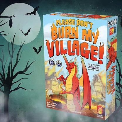Fireside Games Please Don’t Burn My Village Ages 10+ | 2–5 Players | Competitive Gameplay | Strategic Card Game