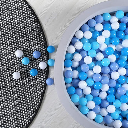 GOGOSO Plastic Balls Play Pit Balls for Baby Kid Ball Play Pit Play Yard, Baby Fance, Playpen, Playtent with 3 Colors,2.17inches