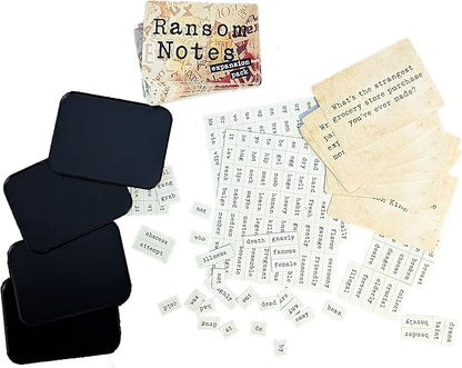 Ransom Notes Expansion Pack One - The Ridiculous Word Magnet Party Game, 3+ Players