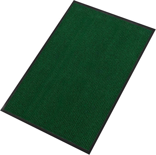 Profile Rubber Door Mat, 60x35inch, Heavy Duty, Entrance Doormat, Indoor and Outdoor, Waterproof, Easy Clean Shoe Scraper, Home Rug Welcome Mats for Entryway, Patio, Porch, Green