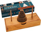 BSIRI Fun Puzzle Board Games Gifts of Hanoi Tower (9 Rings) with Wooden Designs for Brain Teasers Logic Games Kids and Adults to Challenges Mastermind Game and Think for Fun Learning Tower Puzzles