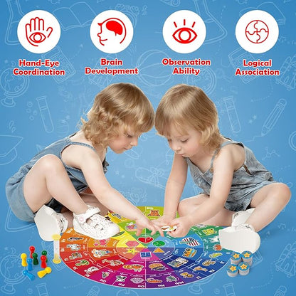 Floor Puzzle,Jigsaw Puzzles,Animal Puzzle for Kids,Alphabet Learning Toys,ABC Letter Games for Kindergarten,Memory Matching Game,Family Board Game,Toddler Educational Toys,Preschool Activities