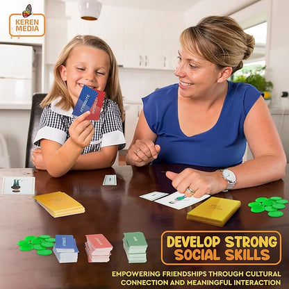 Social Skills Game for Kids, a Fun Therapy Game Ice Breaker Social Emotional Learning Activity | Using Creativity, Open Communication and Positive Thinking | Used by Therapists and Parents