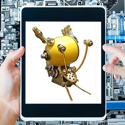 Mechanical Metal DIY 3D Insect Brass Puzzle (Snail-Y)