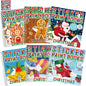 6 Pcs Christmas Paint by Sticker Books for Kids Ages 4-8 Sticker by Number Books Activity Book for Kids Ages 3-5 Sticker Puzzle Book Craft Art Toddler Girl Gift with Santa Snowman Reindeer 48 Pictures
